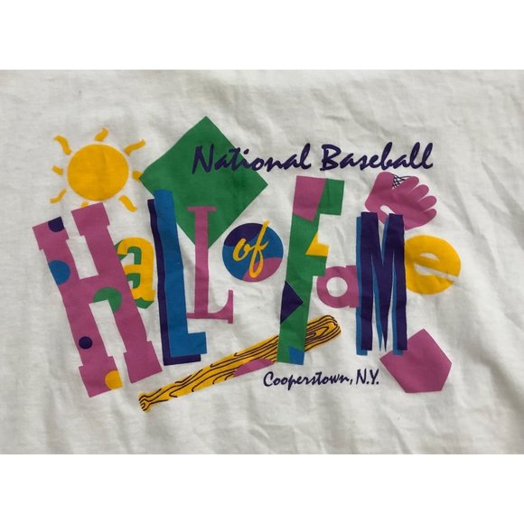 Vintage National Baseball Hall of Fame Cooperstown Shirt Mens XL - Picture 2 of 6